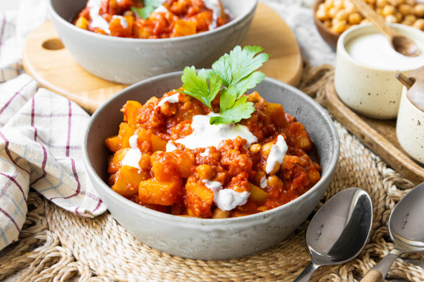 vegetarischer Kichererbseneintopf