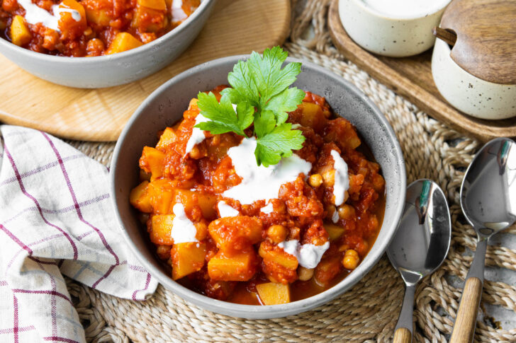 vegetarischer Kichererbseneintopf