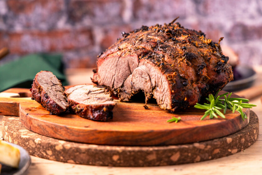 Wildschweinkeule grillen