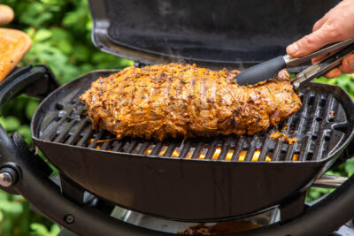 Wildschweinkeule angrillen