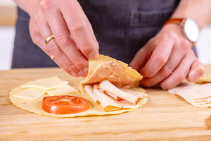 Wraps zuklappen