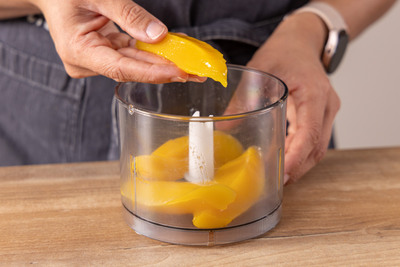 Mango pürieren