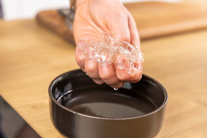 Gelatine ausdrücken