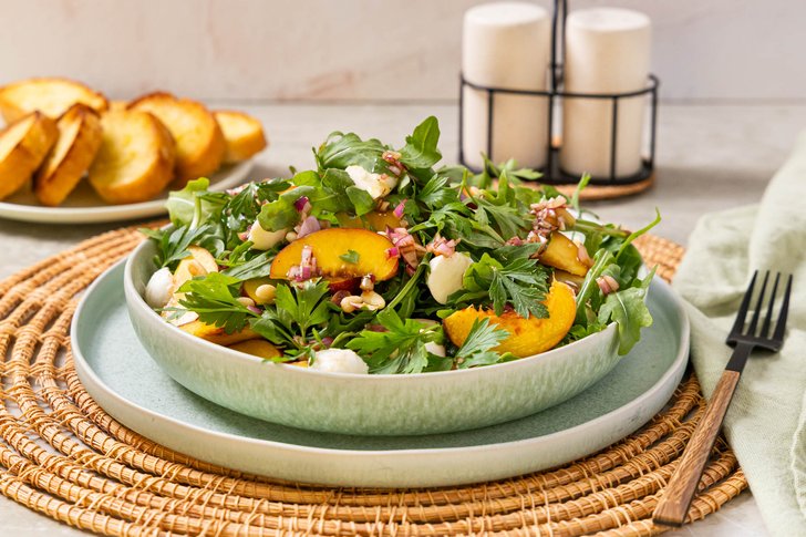 Pfirsichsalat
