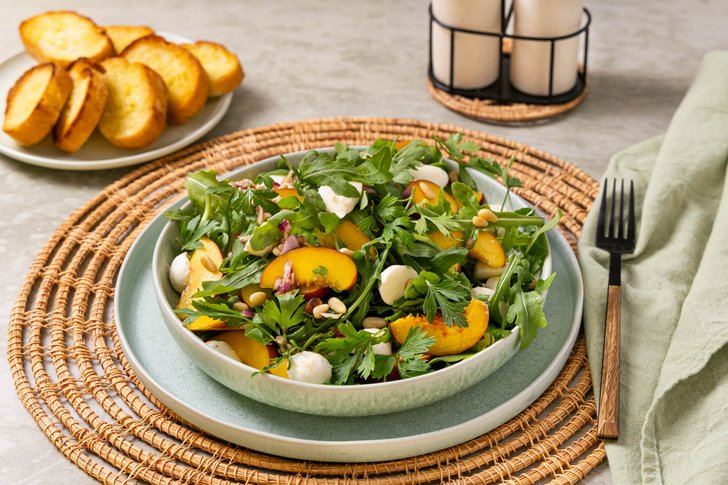 Pfirsichsalat