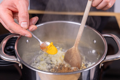 Garam Masala dazugeben