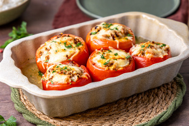 Gefüllte Tomaten mit Hackfleisch