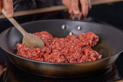 Hackfleisch braten