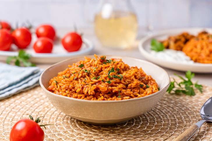 Griechischer Tomatenreis
