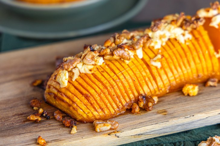 Hasselback Kürbis