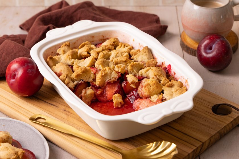 Pflaumen-Crumble selber machen
