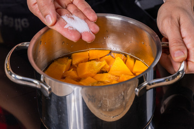 Kürbis kochen