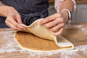 Teig einklappen